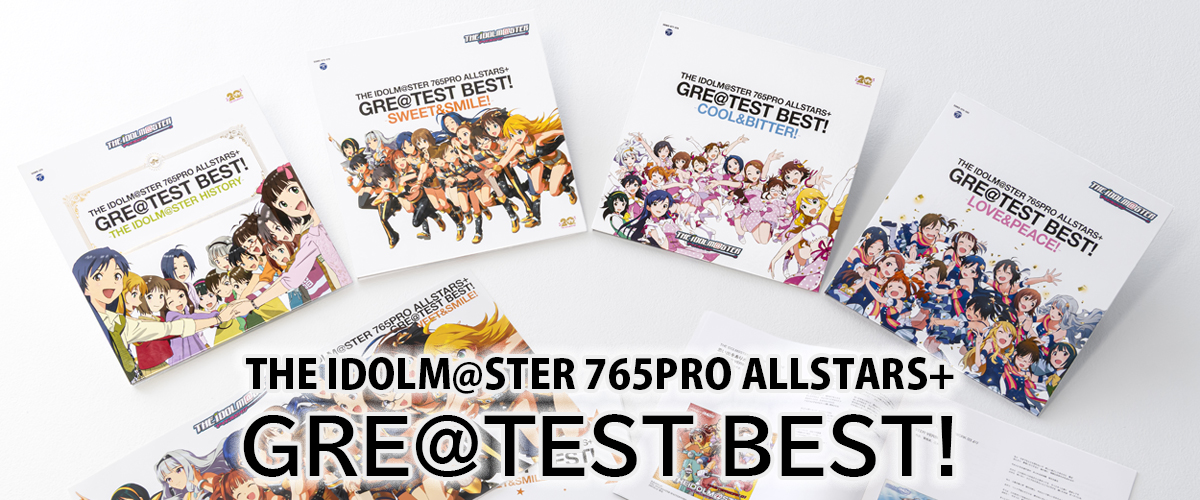 THE IDOLM@STER 765PRO ALLSTARS+ GRE@TEST BEST!