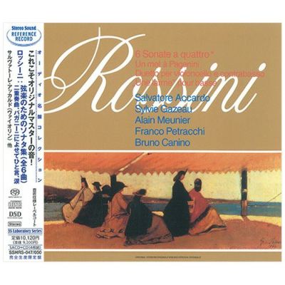 ロッシーニ：弦楽のためのソナタ集（全6曲）、二重奏曲、パガニーニによせてひと言、涙 （シングルレイヤーSACD+CD） | ステレオサウンドストア